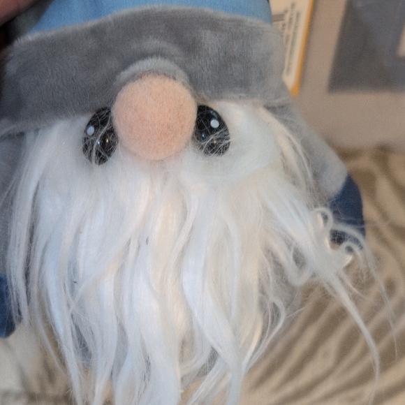 Shark Gnome Stuffed Toy - Blue and Gray - Picture 6 of 7